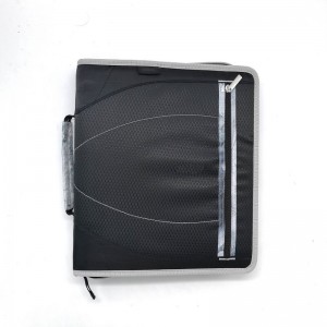 Binder-3 inch Binder-3 Rings Zipper Binder cho trường học, Kích thước chữ sốnylon 3 vòng Binder Giá đỡ vòng 2 inch